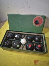 B & A Carpet Bowls Set Banda 2 Bias Carpet Bowls boxed made in England