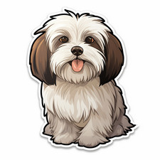 Havanese Car Sticker Dog