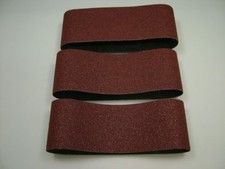 Sanding belts 75 x 533mm fine 180 grit,pack 6 belts,premium quality European