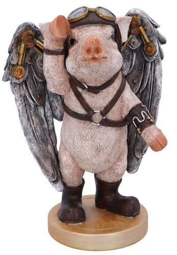 Porky pilot steampunk pig - pilot,