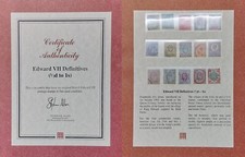 Edward VII Definitives Used