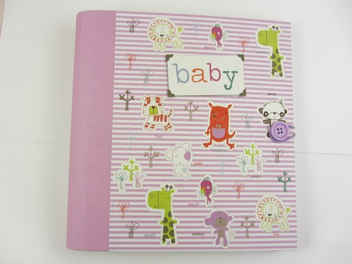 Baby record scrapbook - baby,