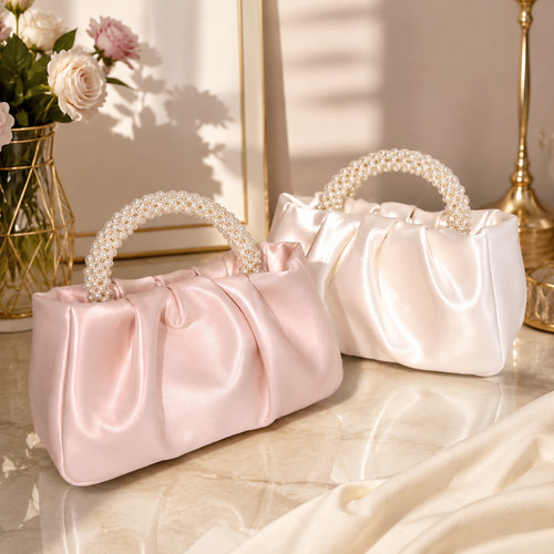 Women pearl handle evening - pearl,