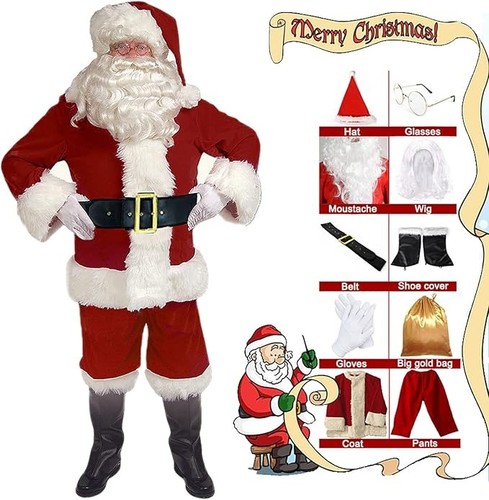 Mens deluxe santa - mens,