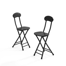 Black Compact Folding Chairs