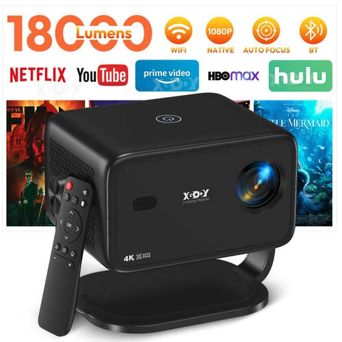 Xgody smart projector - 4k,