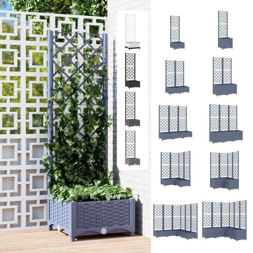 Garden planter with trellis - garden,