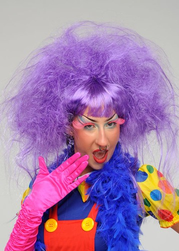 Adult bright purple big - purple,