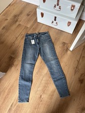 River Island Grey Blue Frayed