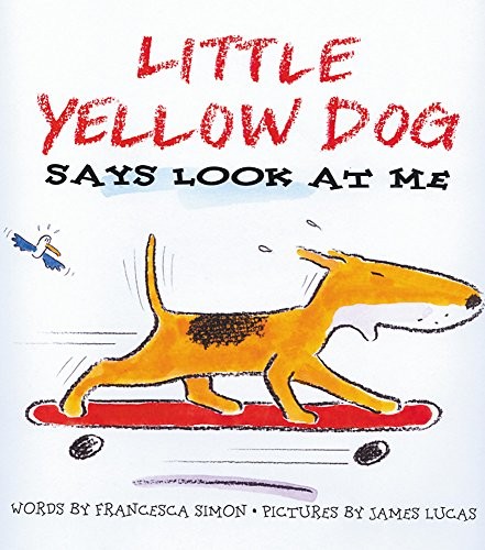Little yellow dog - yellow, look