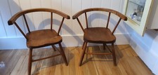 Pair Of Children's Chairs Late