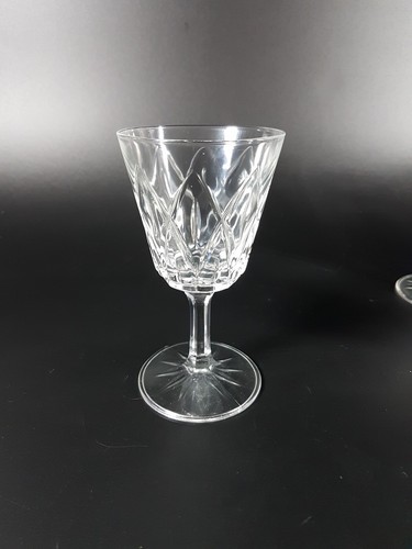 Vintage cut sherry glass 13cm - sherry,