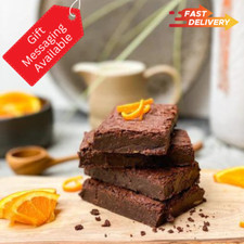 Chocolate Orange Brownies - 12 Gourmet Brownies in a Gift Box