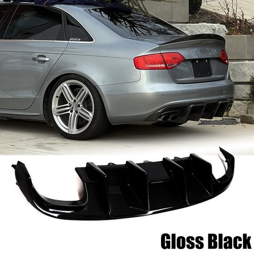 Gloss black rear bumper - rear,