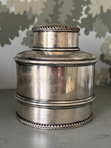 Antique silver plate copper - on,