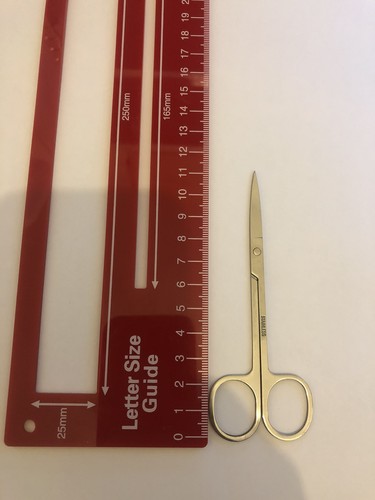 Fine mini embroidery straight - fine,