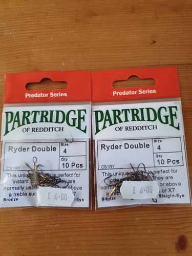 Partridge ryder hooks - 4, x