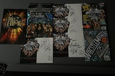 WWE Wrestlemania XXV 25th Anniversary + HOF Signed Programme, Tickets + More WWF