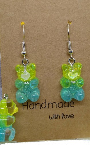 Green and blue - and, glitter