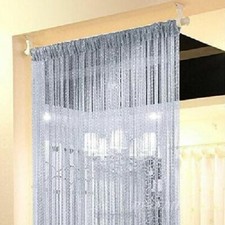 White- String Door Curtain