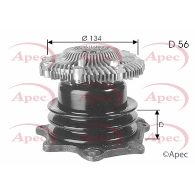 Apec water pump - water, nissan