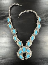Turquoise squash blossom - turquoise,