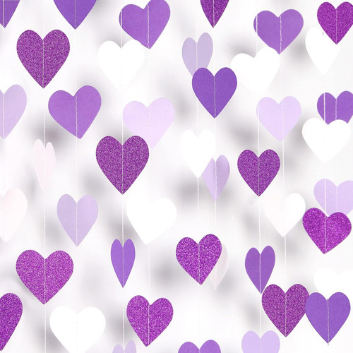 Purple party decoration - purple,