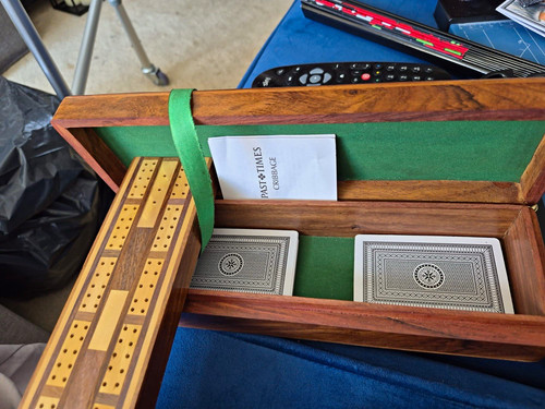 Past times cribbage wooden - times,