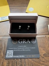Moissanite Earrings .5ct Stud