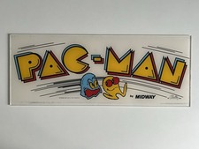 Original Vintage PAC-MAN Arcade Marquee Sign