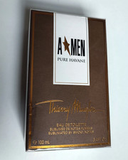 New Boxed & Sealed Thierry Mugler A*Men Pure Havane 100ml EDT, rare discontinued
