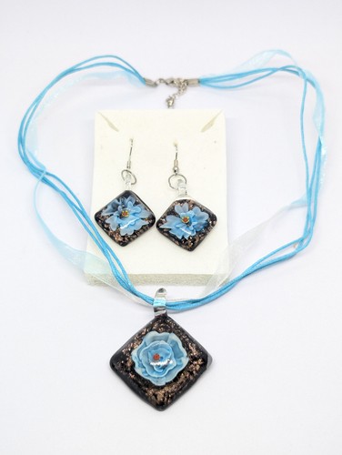 Artisan blue flower fused - artisan,