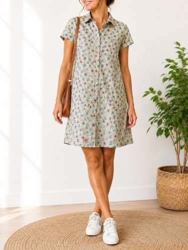Beach hut print shirt - shirt, uk