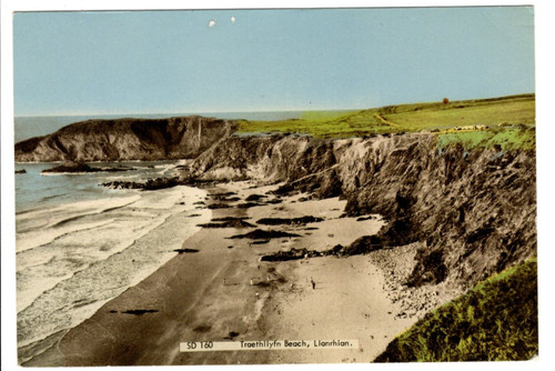 Frith card traethllyfn - a,