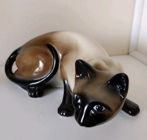 Siamese cat ornament figurine - siamese,