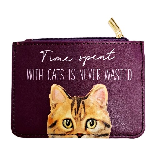 Coin purse printed time - purse,