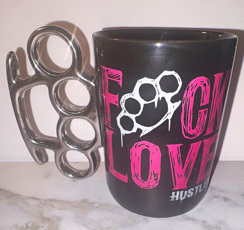 Vtg hustler fck love - fck, black