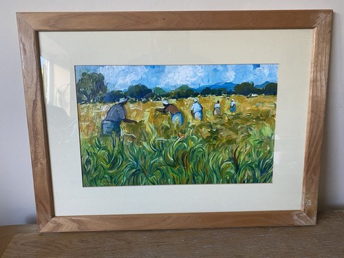 Harvest time framed - harvest,