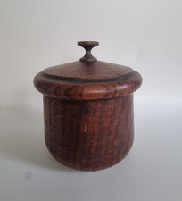 Victorian  Edwardian Wooden Tobacco Jar.