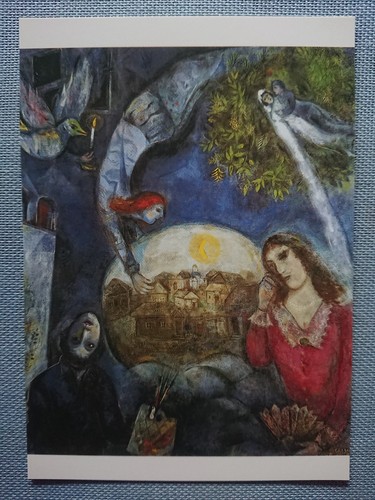 Old postcard marc chagall - old, ak