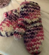 Fat Face Gloves with Knitted