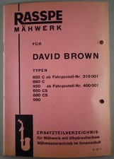 Parts catalog rasspe mower for - parts,