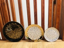 Gold & Black Ceramic Wall