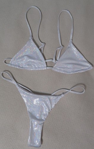 Shiny silver women - women's, g-string