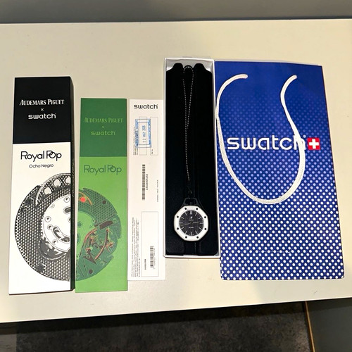 Swatch royal pop ocho negro - royal,