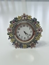 Ornate Enamel Floral Desk