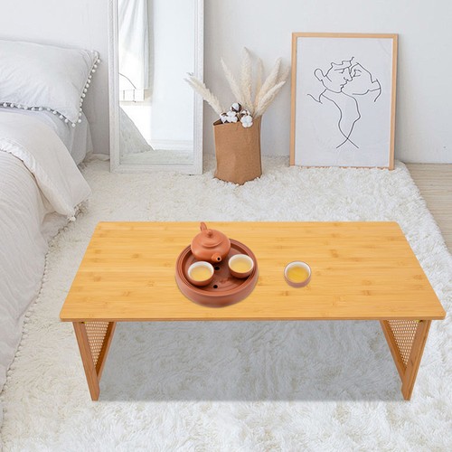 Foldable bamboo coffee table - foldable,