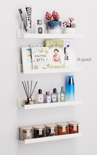Viymgit 4pack white shelves - viymgit,
