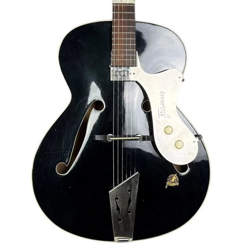 Framus semi hollow - hollow, black