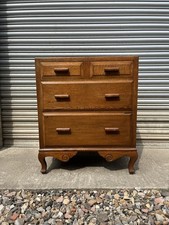 Vintage solid oak chest - vintage,
